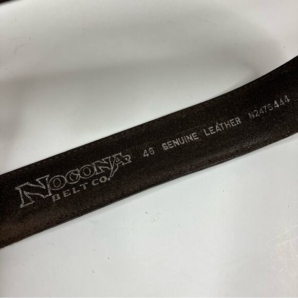 Nocona | Vintage Western Brown Leather Belt 46 main image 5